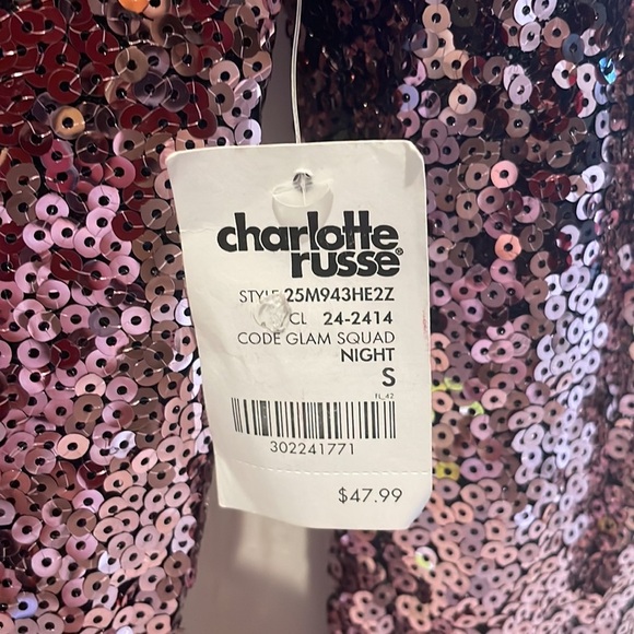 Womens New Charlotte Russe Sequin Dress - Picture 2 of 5
